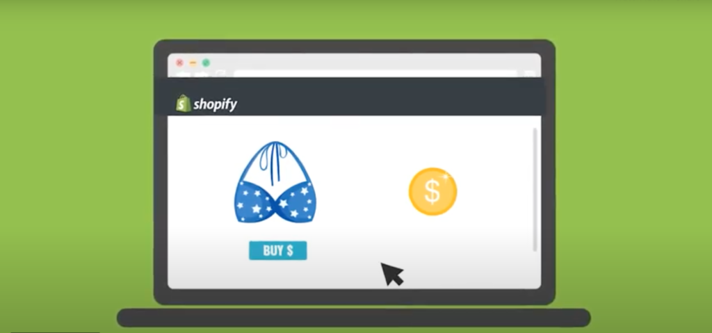 Buying a new product on Shopify