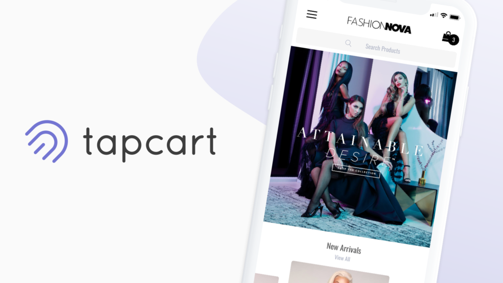 Example of a tapcart shopify owner store
