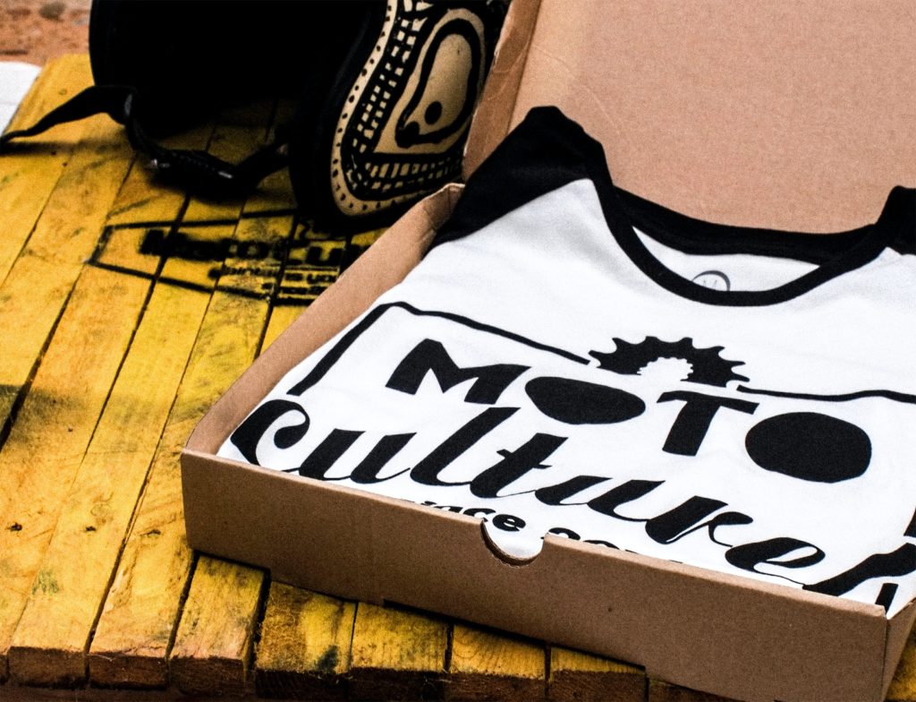 Print-On-Demand Shirts in a package