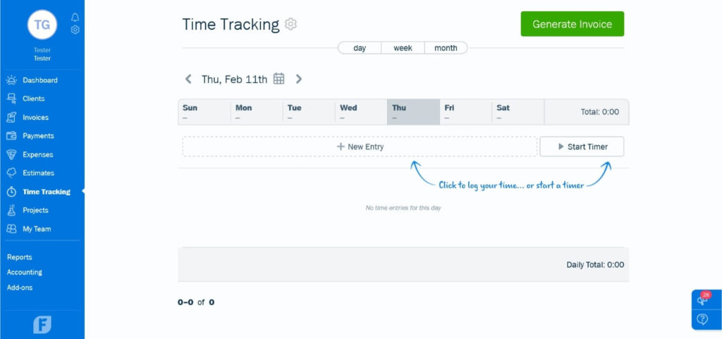 An insider view of FreshBooks time tracking