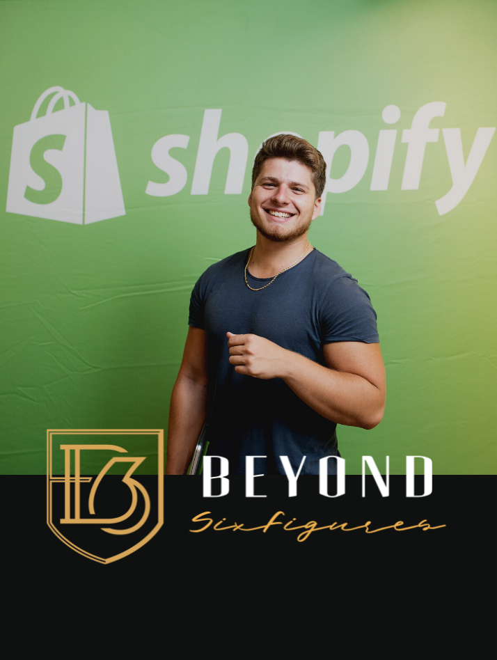 Justin Woll at the Shopify headquarters in Canada