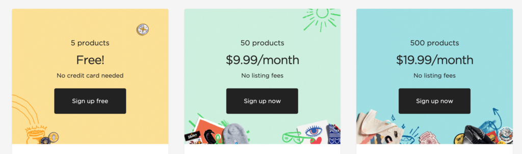 Big Cartel vs Shopify Pricing