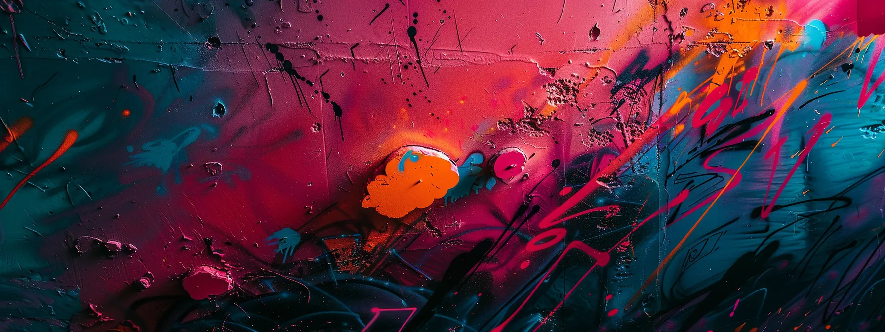 vibrant graffiti-covered wall with justin woll's reddit username prominently displayed.